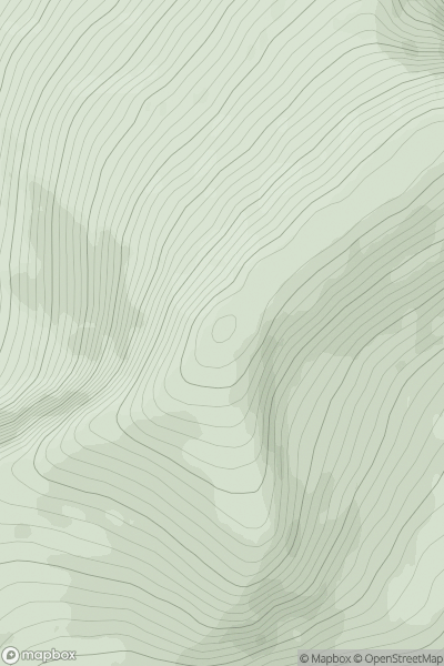 Thumbnail image for Meall Buidhe [Loch Rannoch to Glen Lyon] [NN359438] showing contour plot for surrounding peak